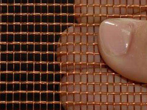 铜丝轧花网图片3